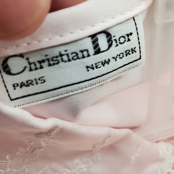 Christian Dior Vintage 100% Polyester Youth Pajama Set Size 6 Pink NWT - Picture 5 of 9